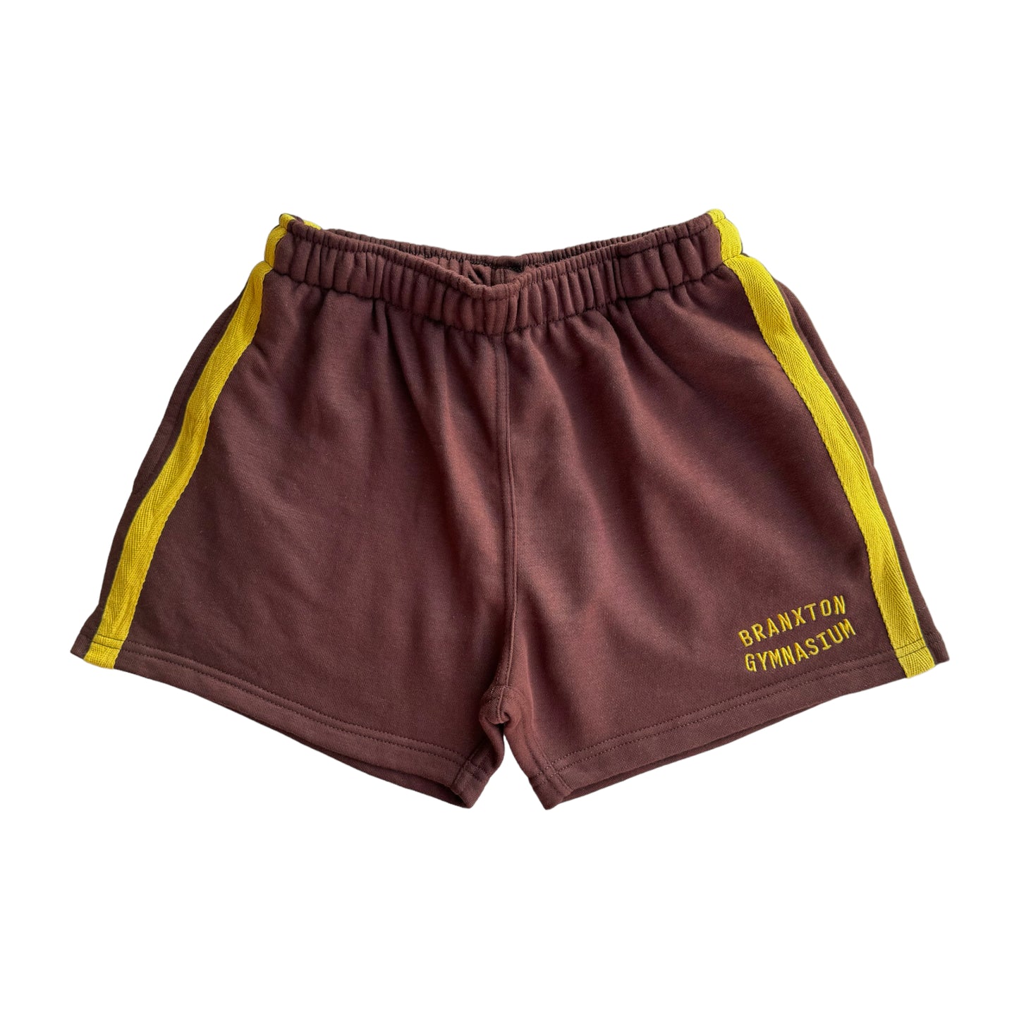 Striped Shorts - Brown & Gold