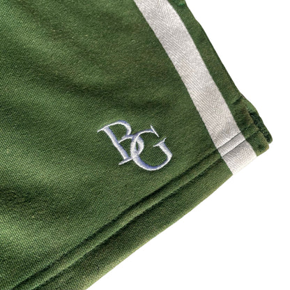 BG Striped Shorts - Acid Wash Green